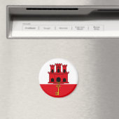 Gibraltar-vlag Magneet (Insitu (Vaatwasser))