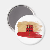 Gibraltar Vlag Magneten (Voorkant / Achterkant)