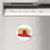 Gibraltar Vlag Magneten (Insitu (Vaatwasser))