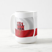 Gibraltar Vlag Mok (Voorkant links)