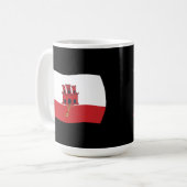 Gibraltar Vlag Mok (Voorkant links)