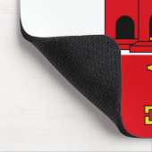 Gibraltar-vlag Muismat (Hoek)