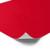 Gibraltar vlag poster (Hoek)