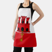 Gibraltar-vlag Schort (Insitu)