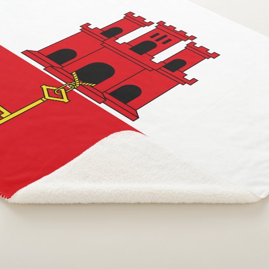 Gibraltar-vlag Sherpa Deken (3/4)