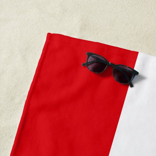 Gibraltar-vlag Strandlaken (In situ)