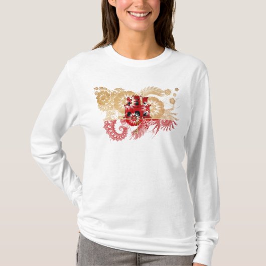 Gibraltar-vlag T-shirt (Voorkant)