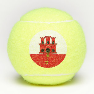 Gibraltar-vlag Tennisballen