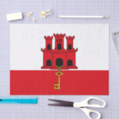 Gibraltar-vlag Tissuepapier (Craft)