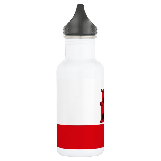 Gibraltar-vlag Waterfles (Links)