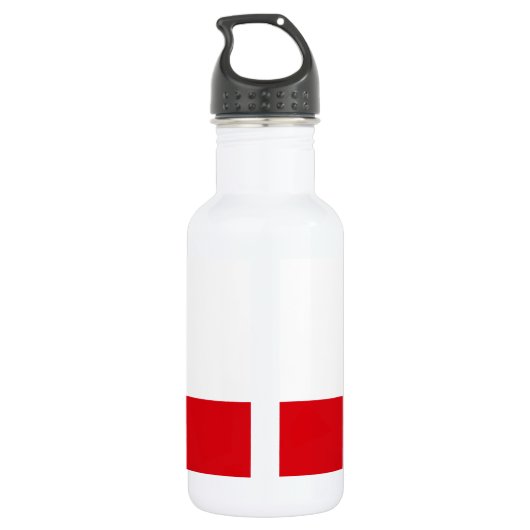 Gibraltar-vlag Waterfles (Achterkant)