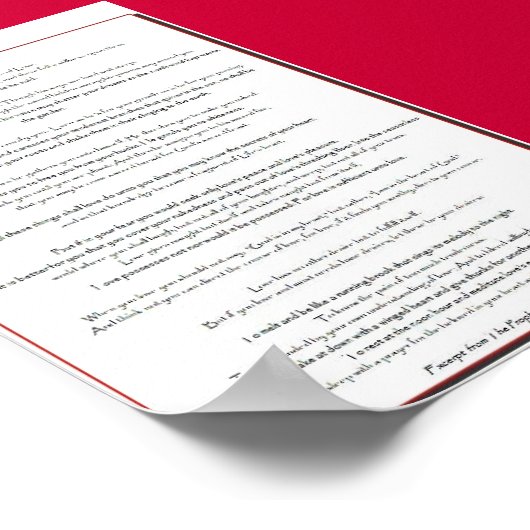 Gibran On Love Poster (Hoek)