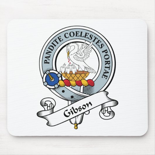 Gibson Clan Badge Muismat (Voorkant)