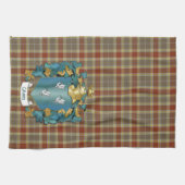 Gibson Coat of Arms en Tartan Theedoek (Horizontaal)