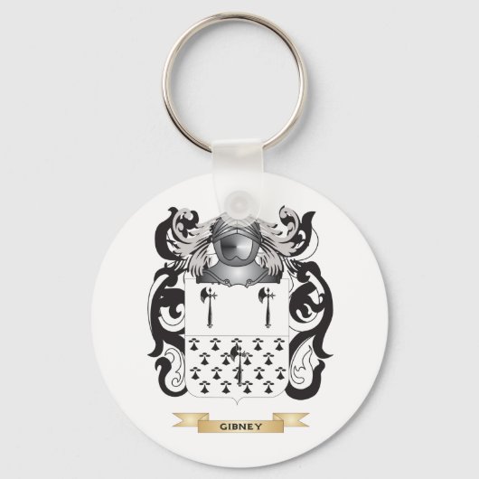 Gibson Coat of Arms (familiekust) Sleutelhanger (Voorkant)
