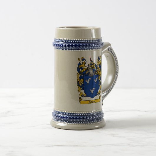 Gibson Coat of Arms Stein / Gibson Crest Stein Bierpul (Voorkant rechts)