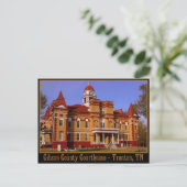 Gibson County Courthouse - Trenton, TN Briefkaart (Staand voorkant)