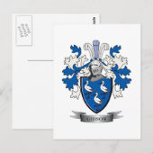 Gibson Family Crest Coat of Arms Briefkaart (Voorkant / Achterkant)