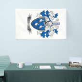 Gibson Family Crest Coat of Arms Spandoek (Beurs)