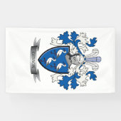 Gibson Family Crest Coat of Arms Spandoek (Horizontaal)