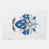 Gibson Family Crest Coat of Arms Theedoek (Horizontaal)