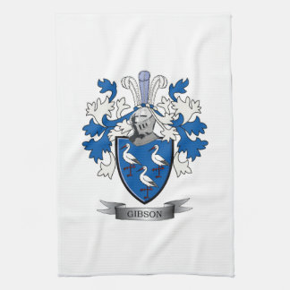 Gibson Family Crest Coat of Arms Theedoek