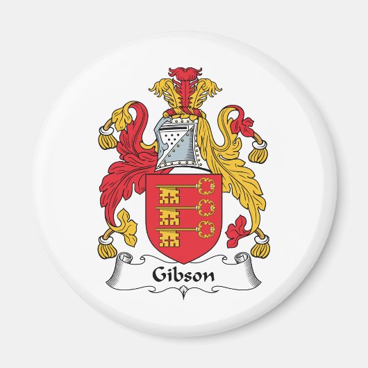 Gibson Family Crest Magneet (Voorkant)
