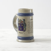 Gibson Family Crest Stein Bierpul (Voorkant links)