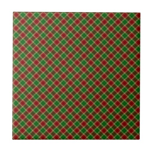 Gibson / Gibbs Clan Tartan Ontworpen voor afdrukke Tegeltje (Voorkant)