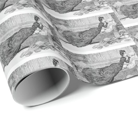 Gibson Girl las boek Cadeaupapier (Rol Hoek)