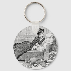 Gibson Girl las boek Sleutelhanger