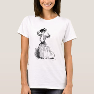 Gibson Girl met Pet, 1904 T-shirt