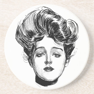 Gibson Girl Onderzetter Charles Dana Gibson