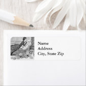 Gibson Girl Reading Etiket (Insitu)