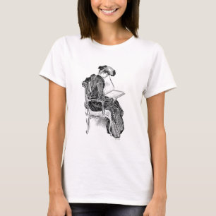 Gibson Girl Reading T-shirt