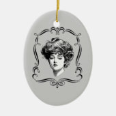 Gibson Girl Reproduction Art Ornament (Voorkant)
