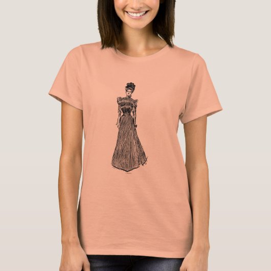 Gibson Girl Silhouette T-shirt (Voorkant)