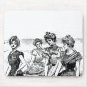 Gibson Girls bij het strand Muismat (Voorkant)