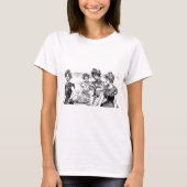 Gibson Girls bij het strand T-shirt (Voorkant)