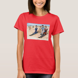 Gibson Girls op het strand, 1900 T-shirt