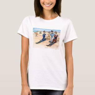 Gibson Girls op het strand, 1900 T-shirt