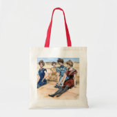 Gibson Girls op het strand, 1900 Tote Bag (Voorkant)