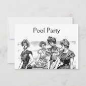 Gibson Girls Pool of Beach Party Kaart (Voorkant)