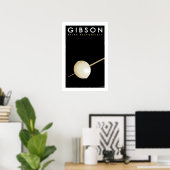 Gibson (klein Poster) Poster (Thuiskantoor)
