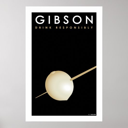 Gibson (klein Poster) Poster (Voorkant)