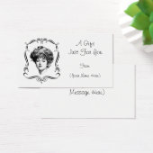  Gibson Meisje Gepersonaliseerde Gift Kaart Label (Bureau)