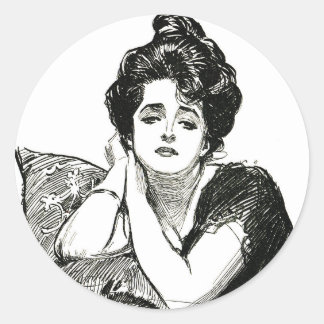 Gibson Meisje Sticker