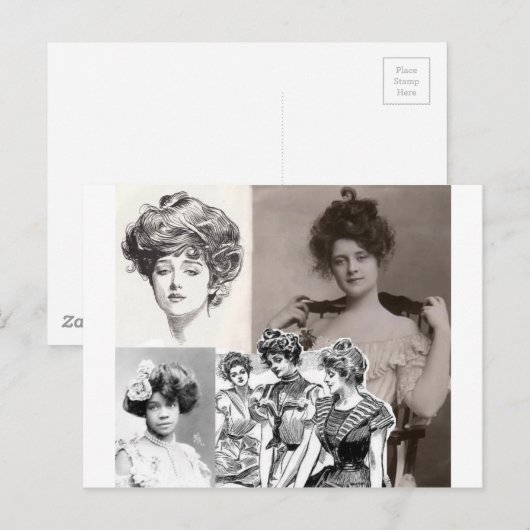 gibson meisjes briefkaart (Voorkant / Achterkant)