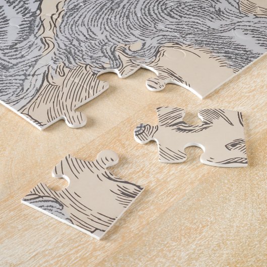 Gibson meisjes Victoriaans vrouw  patroon Legpuzzel (Zijkant)