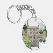 Gibson Mill: Artistic Pencil Sketch Sleutelhanger (Voorkant Links)